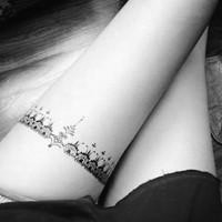 欧美个性纹身女生头像大图片大全