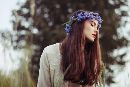 fzl长发忧郁伤感女生图片