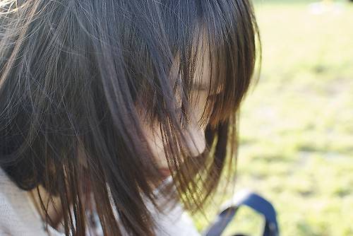 fzl长发忧郁伤感女生图片