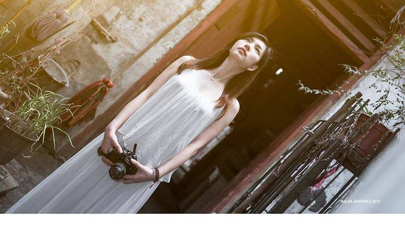 森系伤感意境个性写真图片