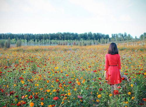 欧美森系小清新女生图片