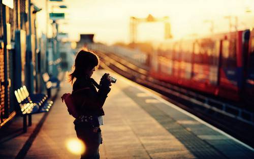 欧美森系小清新女生图片