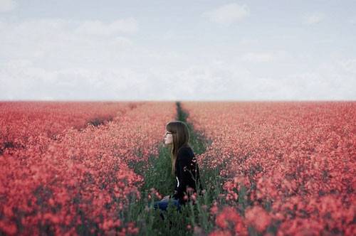 欧美森系小清新女生图片