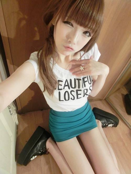 女生超自恋个性的自拍图片大全