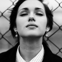 非主流2016黑白欧美女生头像图片高清