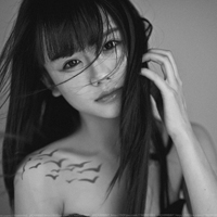 非主流2016黑白欧美女生头像图片高清