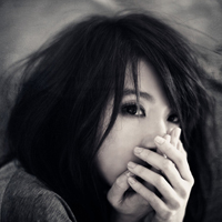 非主流2016黑白欧美女生头像图片高清