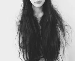 非主流黑白抽烟的女生头像图片人物素材