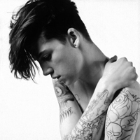 黑白霸气欧美范头像图片男