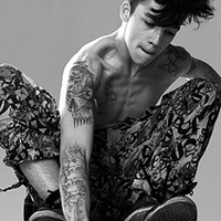 黑白霸气欧美范头像图片男