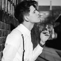 黑白霸气欧美范头像图片男