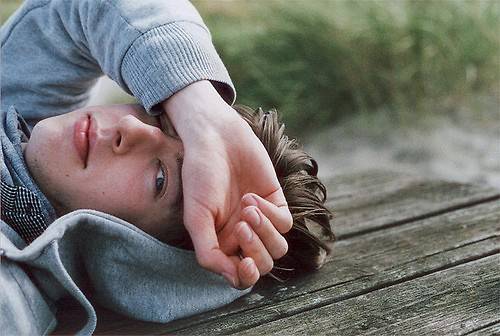 意境背影非主流颓废男生图片