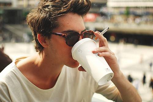 意境背影非主流颓废男生图片