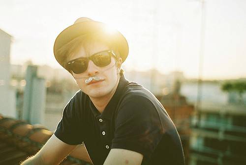 意境背影非主流颓废男生图片