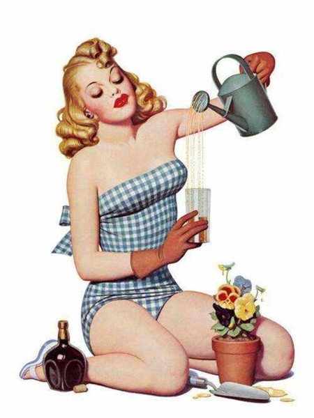 复古美女欧美风精美壁纸图片