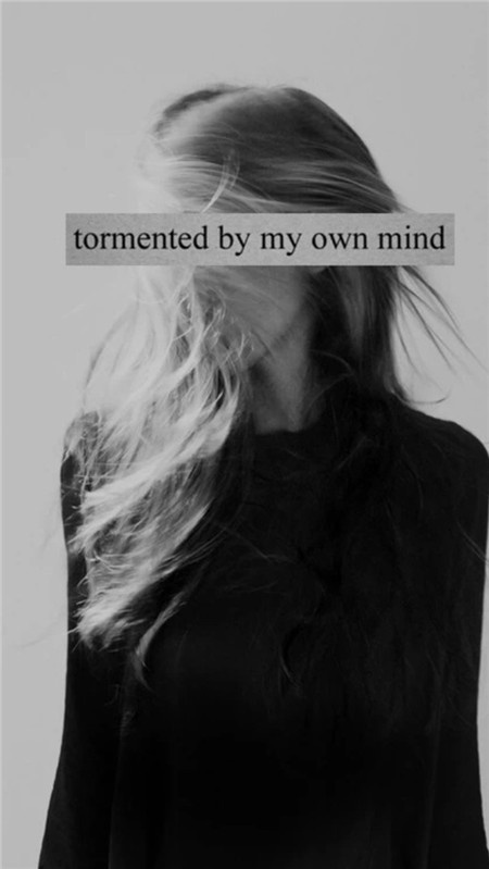 欧美女生黑白伤感意境图片