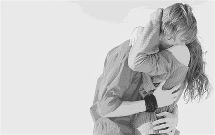 黑白欧美情侣唯美意境图片