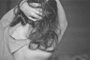 霸气欧美范女生个性黑白空间素材