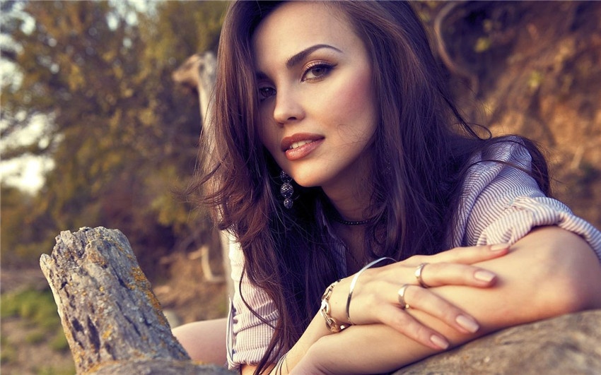 欧美女生唯美治愈系电脑壁纸