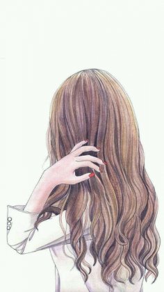 可爱欧美女生意境手机壁纸