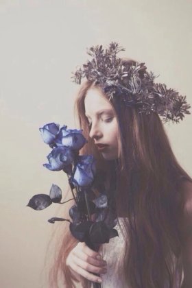 文艺小清新唯美欧美女生壁纸图片