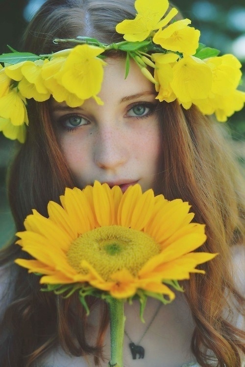 欧美小清新女生意境壁纸图片