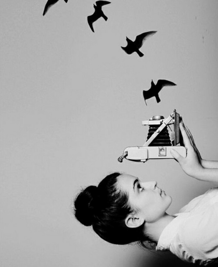 欧美黑白复古时尚潮流街拍图片