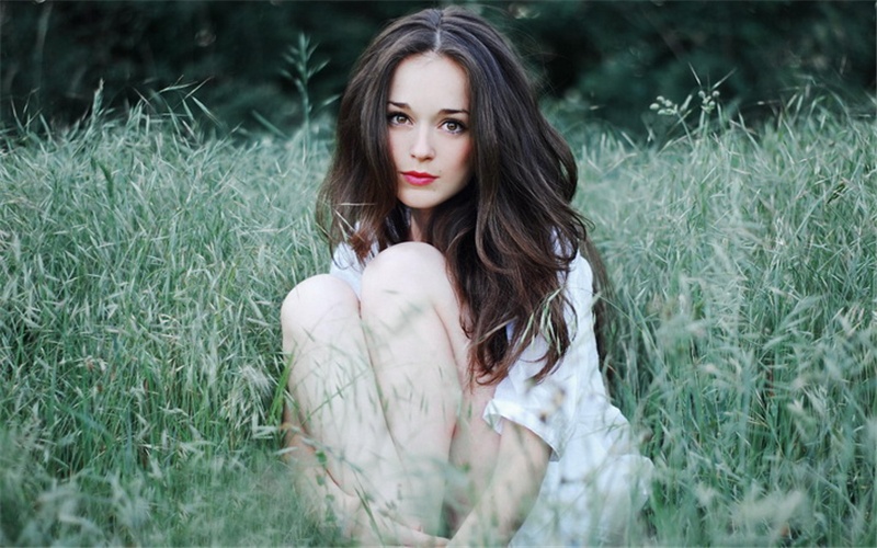 欧美小清新治愈系女生电脑壁纸