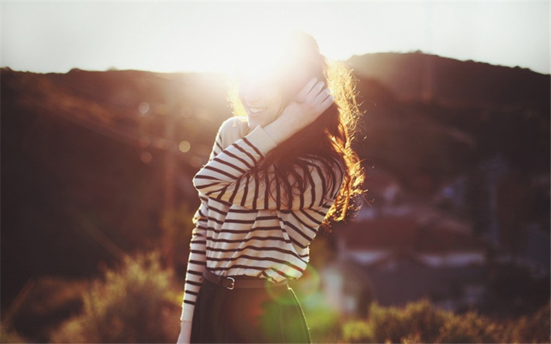 欧美小清新治愈系女生电脑壁纸