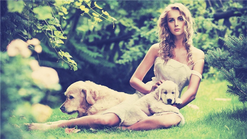 温暖治愈系唯美欧美女生小清新桌面壁纸