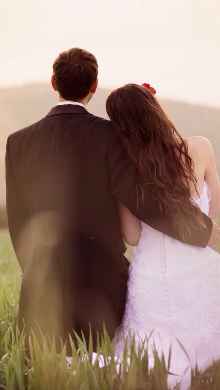 治愈系意境欧美情侣手机壁纸