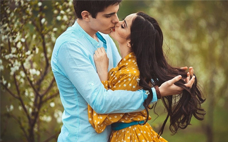 小清新欧美情侣意境高清壁纸桌面