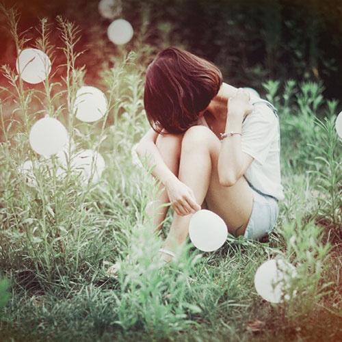 治愈系欧美女生短发唯美头像