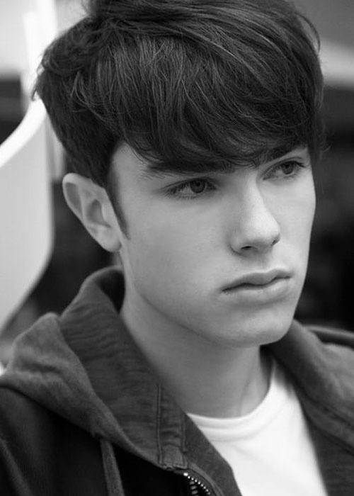 潮流黑白欧美帅哥个性头像图片