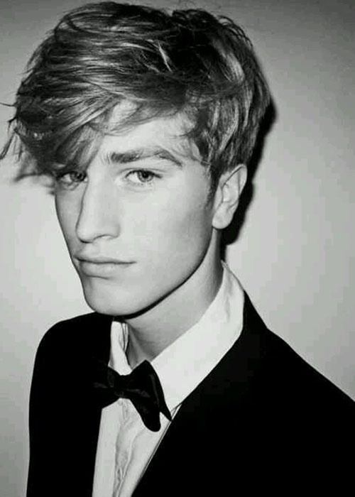 潮流黑白欧美帅哥个性头像图片