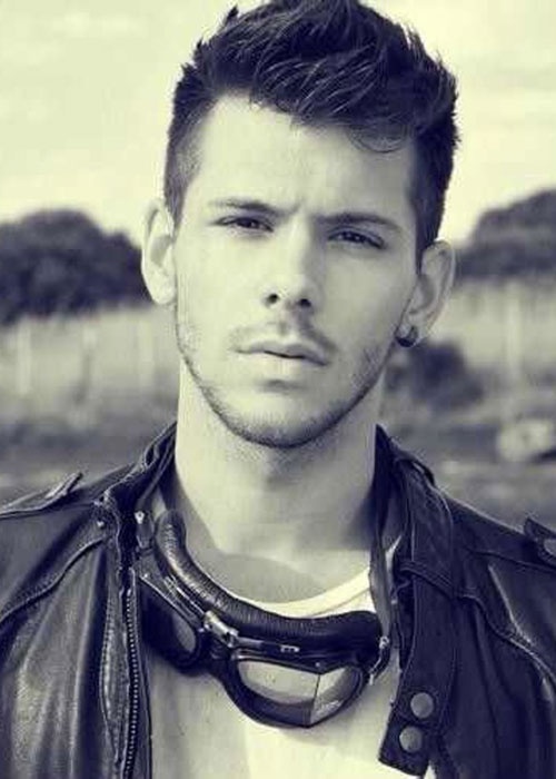 潮流黑白欧美帅哥个性头像图片