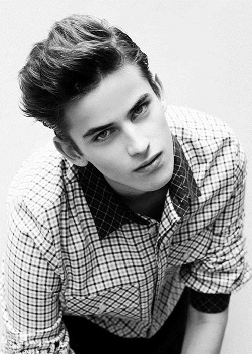 潮流黑白欧美帅哥个性头像图片