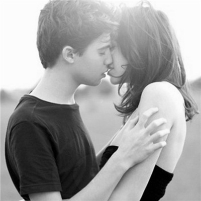 非主流个性欧美性感情侣黑白图片