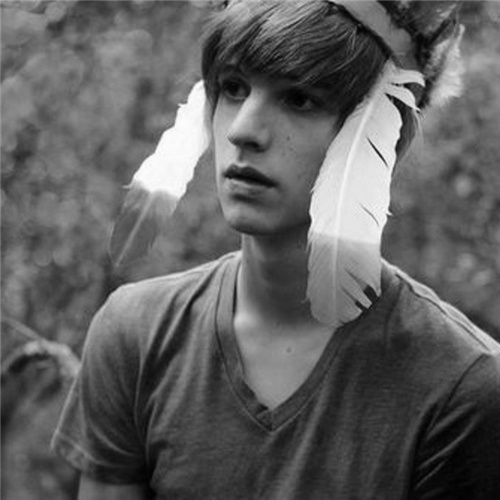 拽拽的黑白欧美男生个性头像