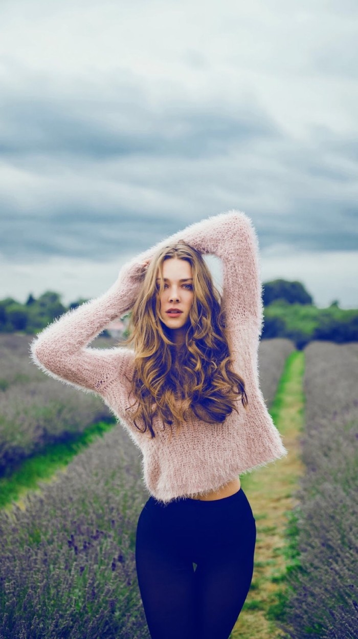 清纯欧美清新女生意境写真图片