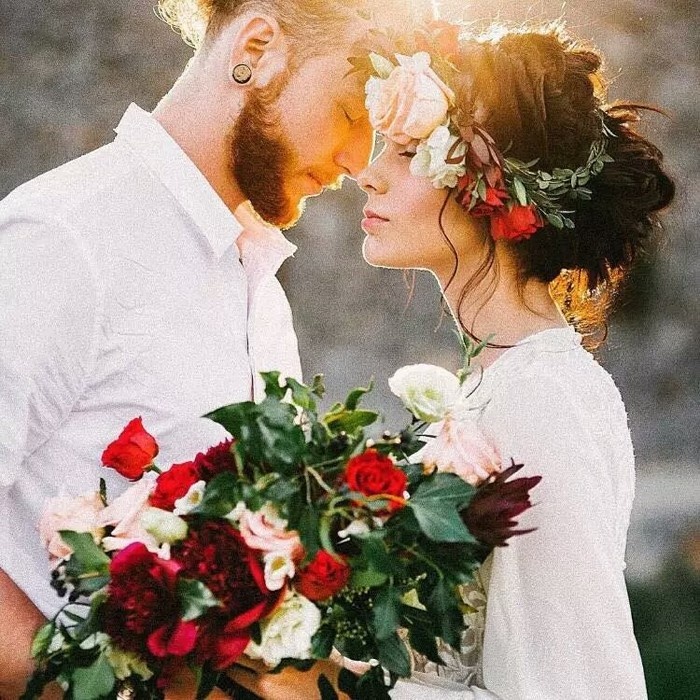 治愈系欧美甜蜜拥抱情侣写真图片