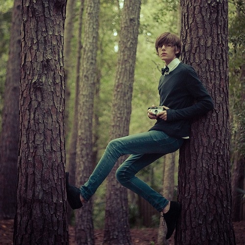 帅气欧美男生个性街头写真图片