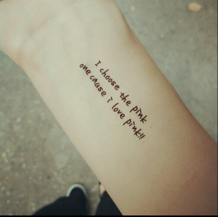 唯美个性欧美女生手臂纹身图案