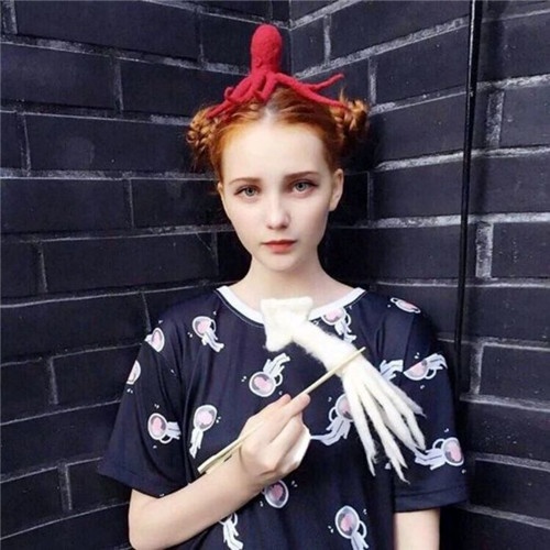 治愈系森系欧美女生小清新意境图片