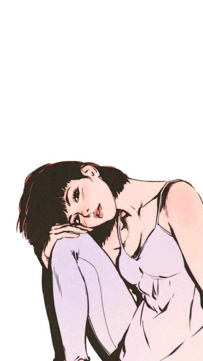 欧美帅气女生卡通精美个性壁纸