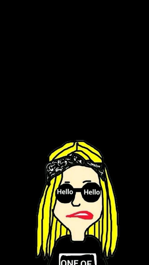 个性搞怪的欧美范黑白伤感壁纸