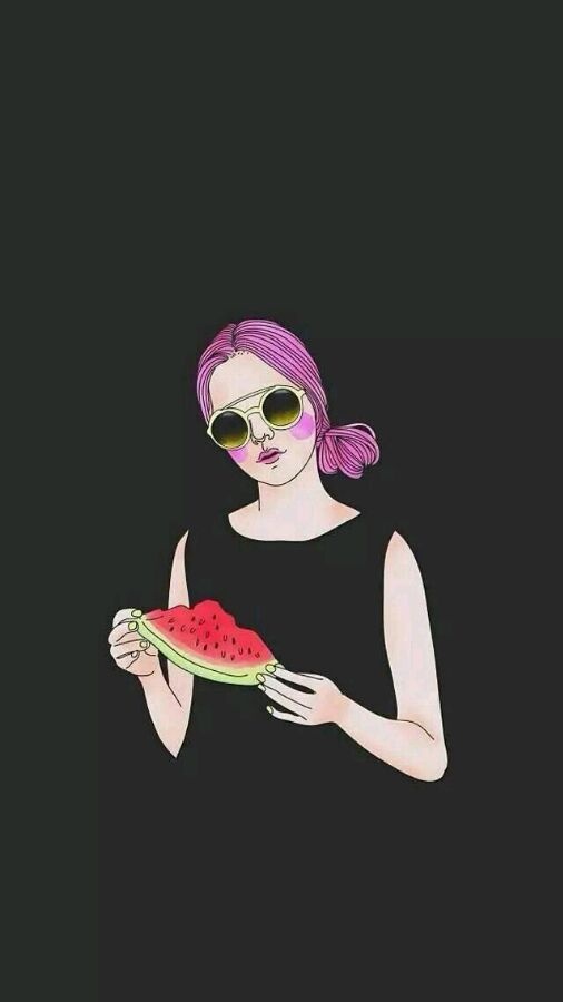 个性搞怪的欧美范黑白伤感壁纸