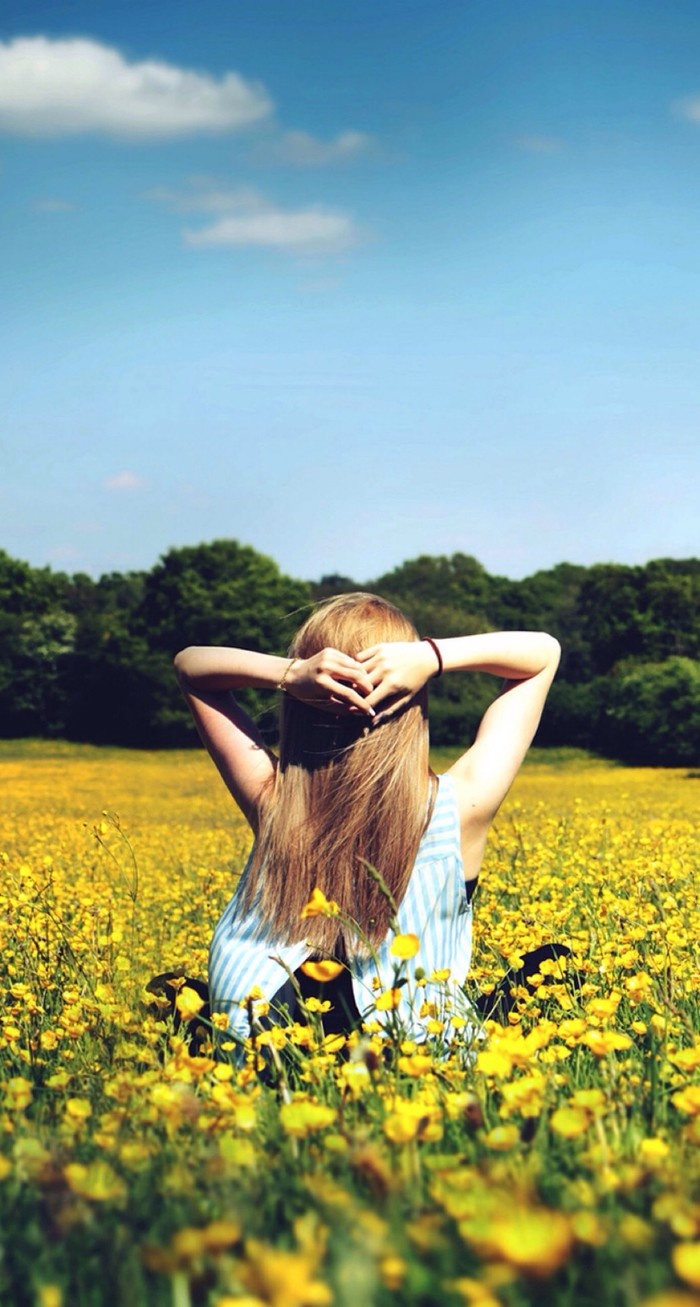 唯美意境欧美清新女生精选壁纸