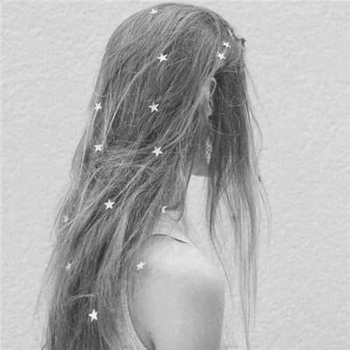 非主流黑白欧美唯美女生头像图片