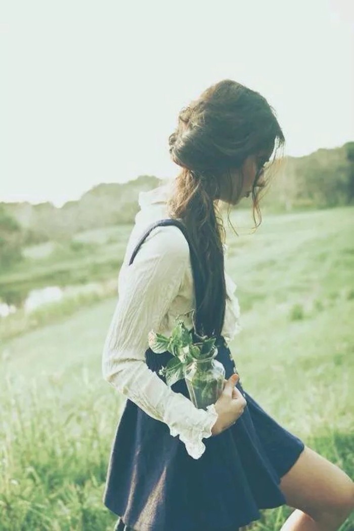 欧美女生小清新浪漫意境壁纸